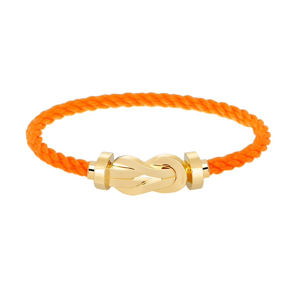 TimiCHANCE LARGE 8 FIGURE BUCKLE NO DIAMOND BRACELET GOLD