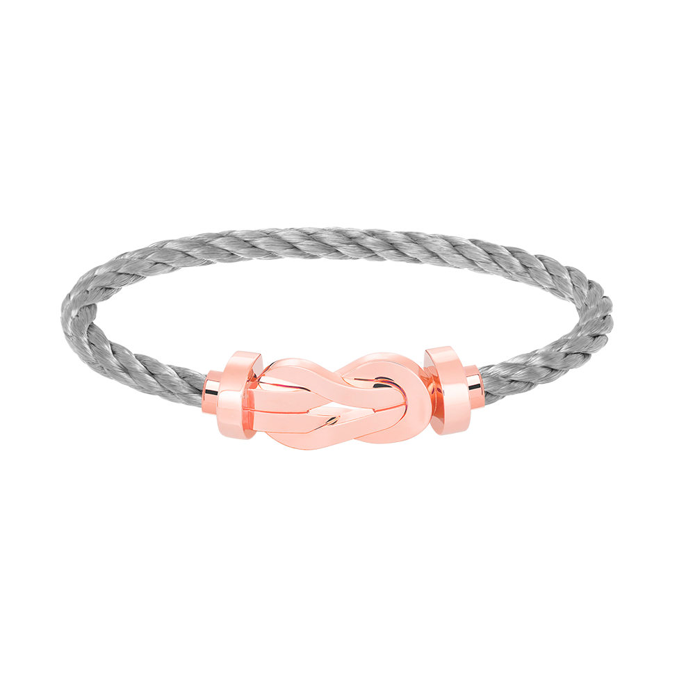 TimiCHANCE LARGE 8 FIGURE BUCKLE NO DIAMOND BRACELET ROSE GOLD