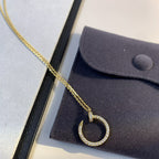 TimiJUSTE NECKLACE GOLD DIAMONDS