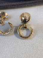 TimiJUSTE EARRINGS GOLD DIAMONDS
