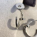 TimiJUSTE EARRINGS SILVER