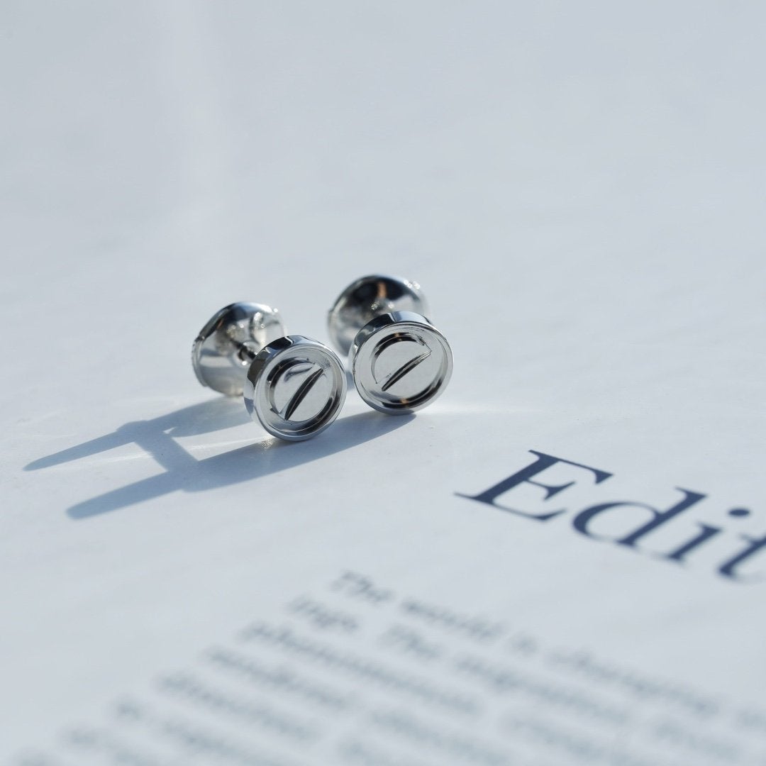 TimiLOVE EARRINGS SILVER 10MM