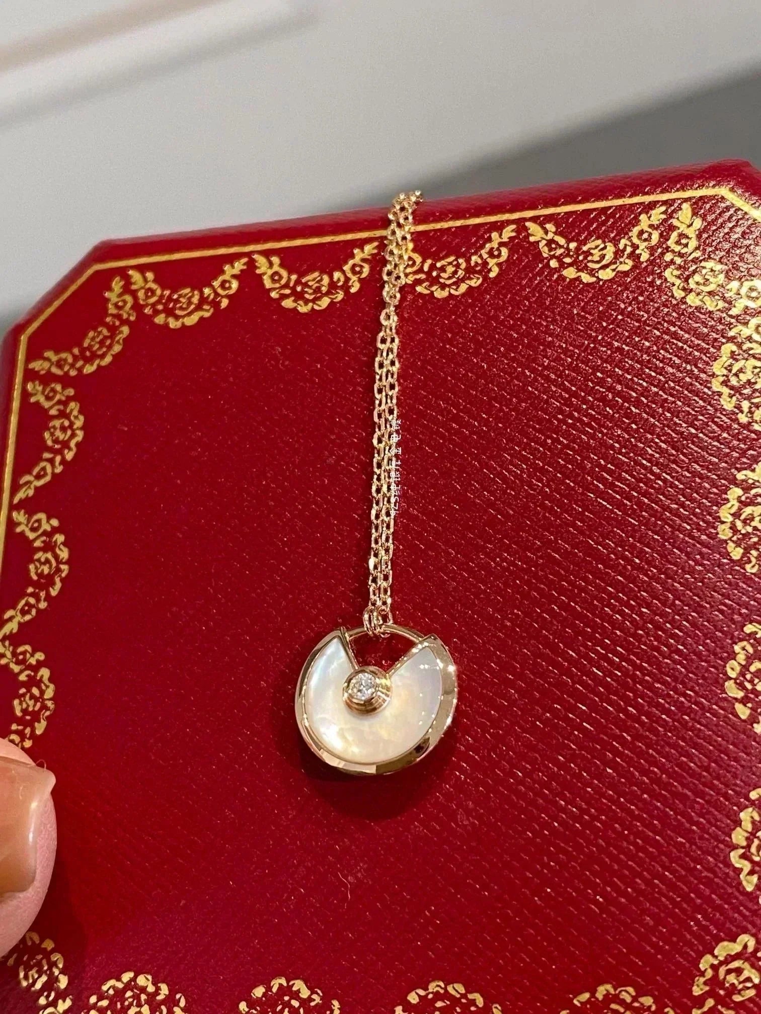 TimiAMULETTE ROSE GOLD MOP NECKLACE
