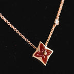 TimiSTAR NECKLACE PINK GOLD 1 DIAMOND