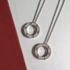TimiLOVE NECKLACE ADJUSTABLE SILVER