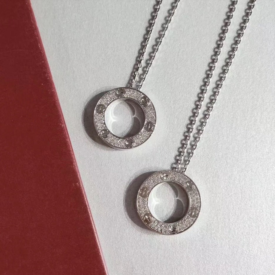 TimiLOVE NECKLACE ADJUSTABLE SILVER