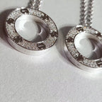TimiLOVE NECKLACE ADJUSTABLE SILVER