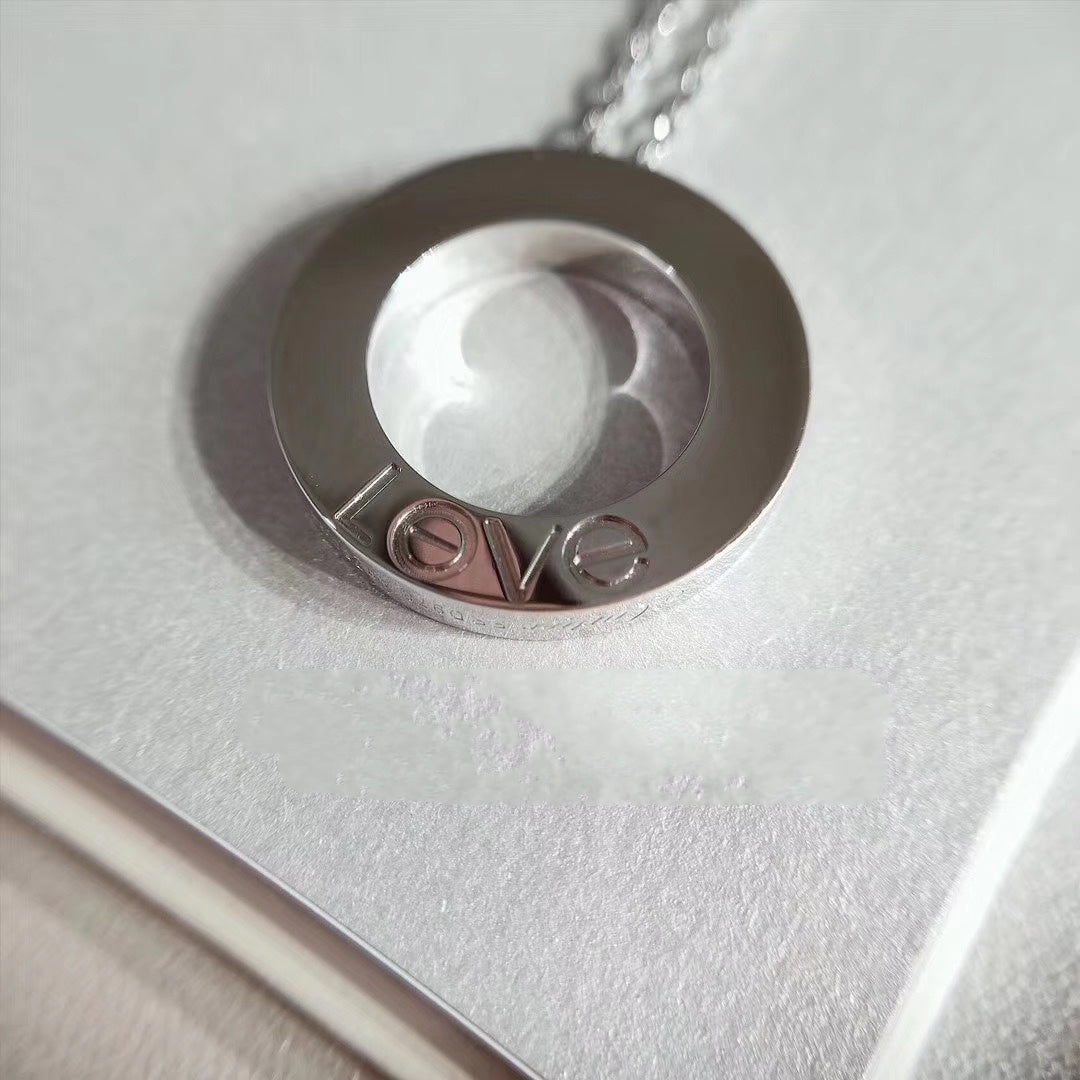 TimiLOVE NECKLACE ADJUSTABLE SILVER