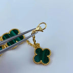 ¡®Timi¡¯MAGIC CLOVER MALACHITE GOLD BRACELET 5 MOTIFS