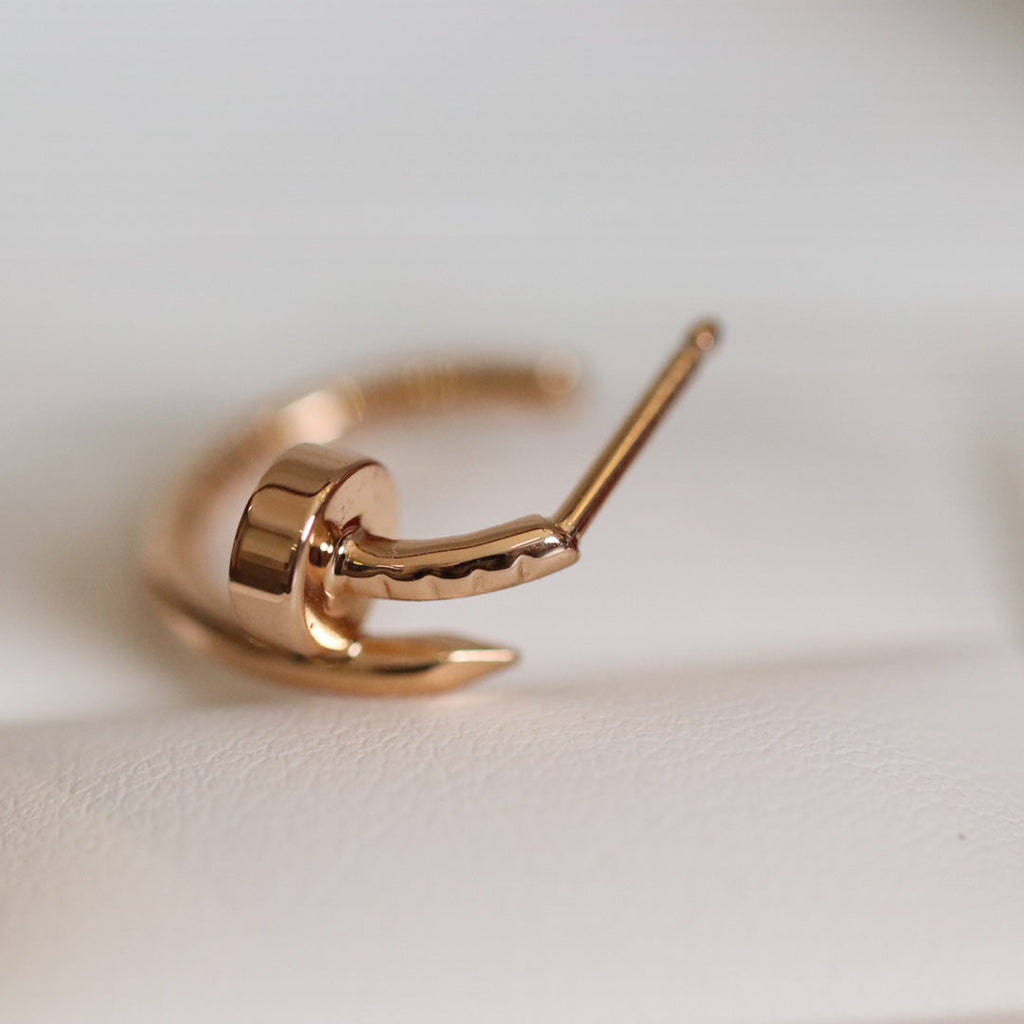 TimiJUSTE EARRINGS PINK GOLD