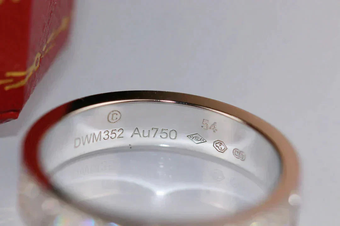 TimiLOVE RING 3.6MM DIAMOND PAVED