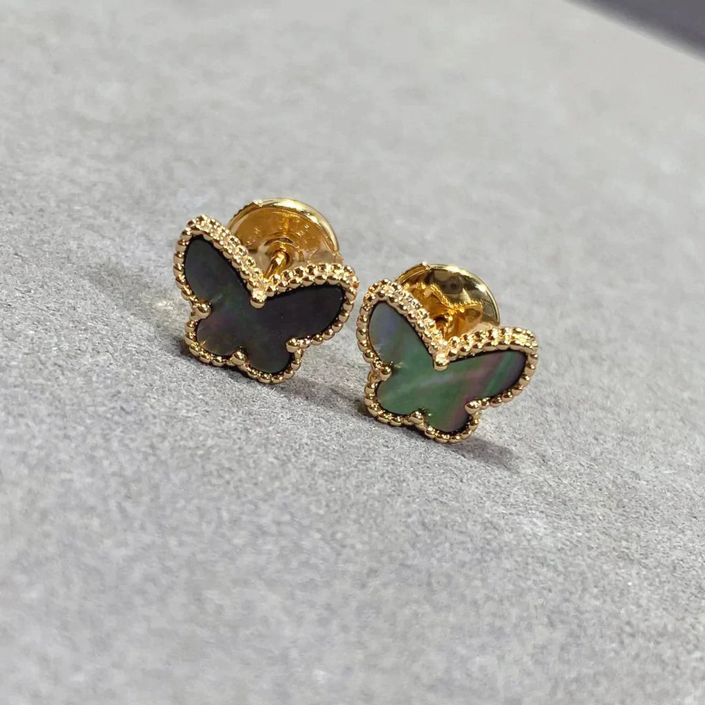 TimiBUTTERFLY DARK MOP  EARRINGS