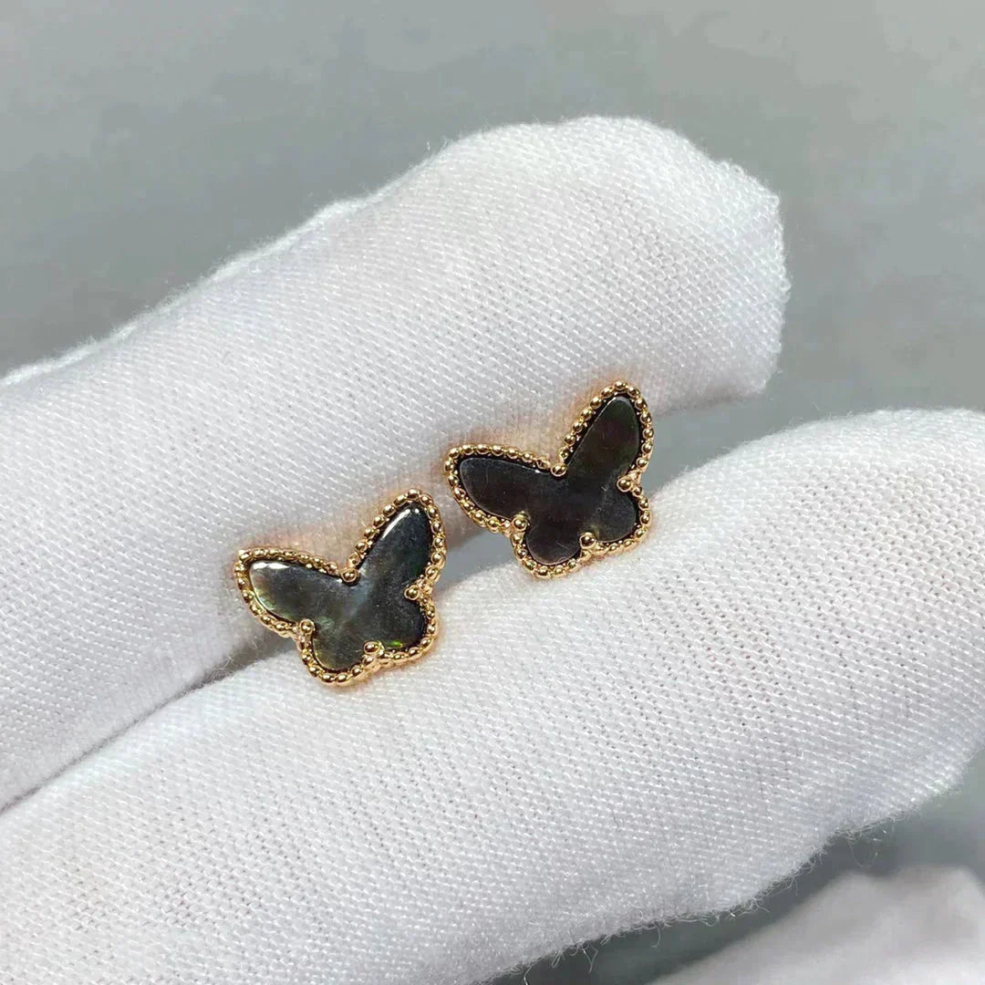 TimiBUTTERFLY DARK MOP  EARRINGS