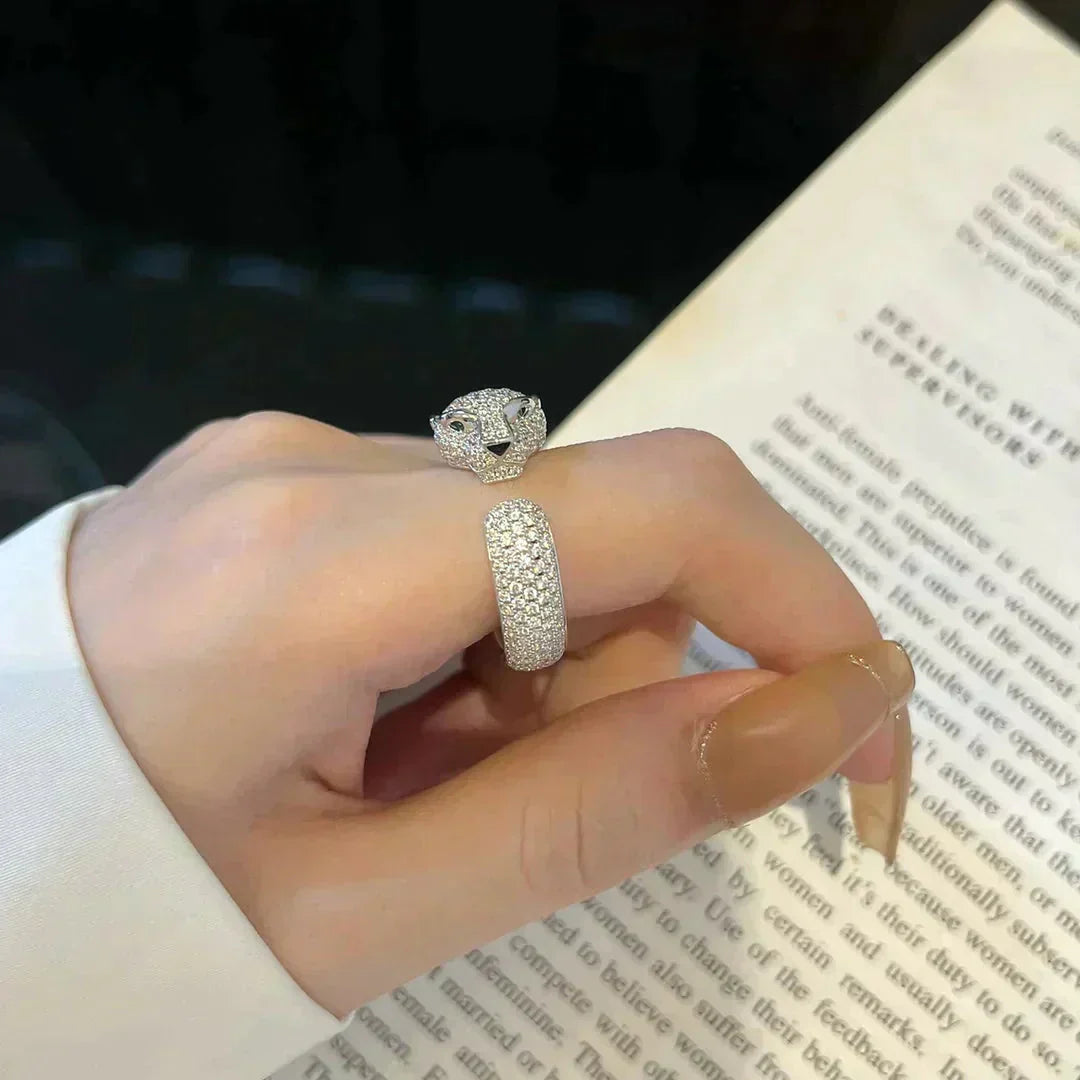 TimiPANTHERE 5.5MM ALL DIAMOND RING