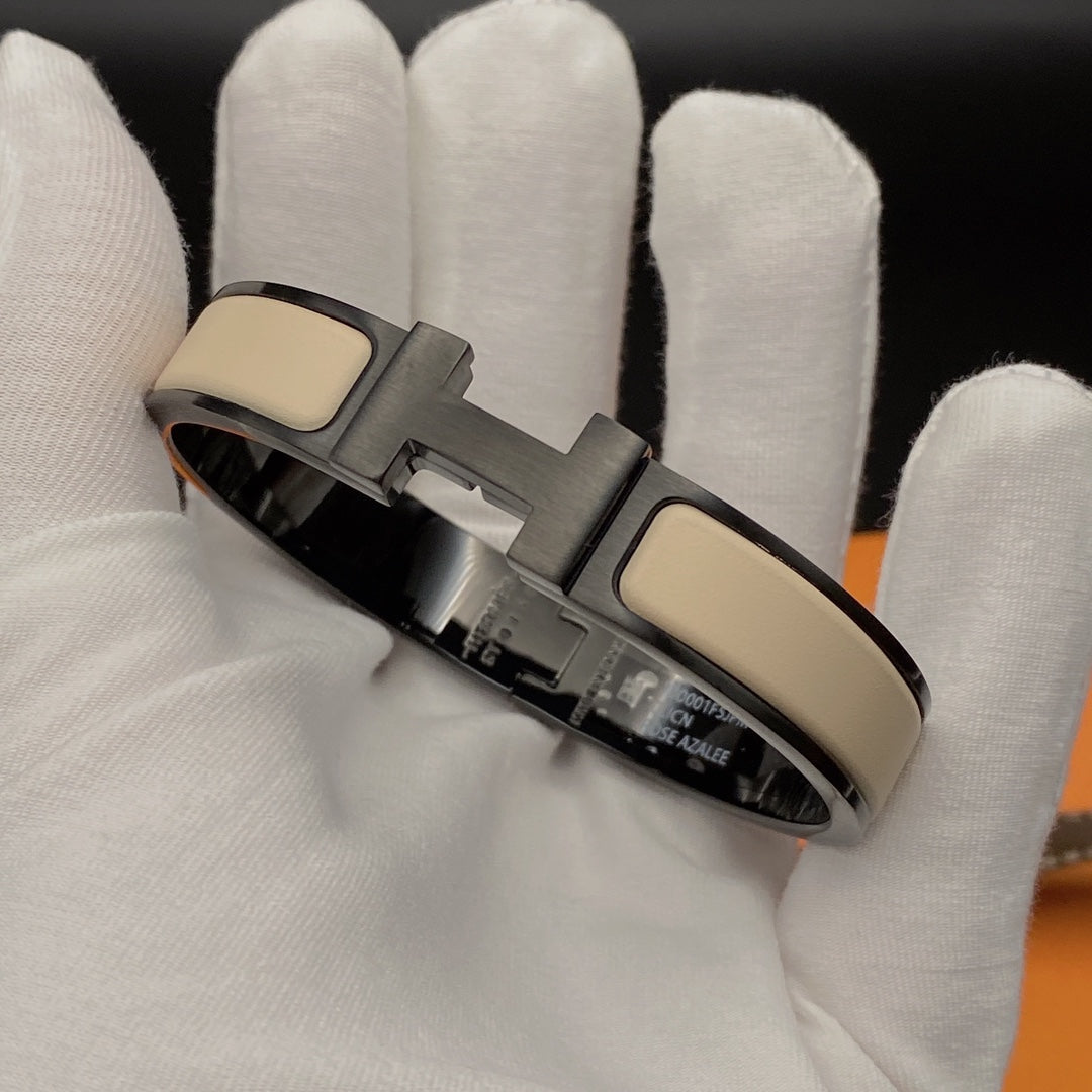 TimiH BRACELET 12MM BLACK BEIGE CERAMIC