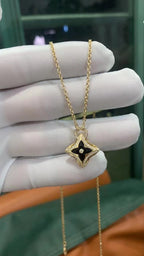 TimiSTAR PEDANT PINK GOLD DIAMOND NECKLACE