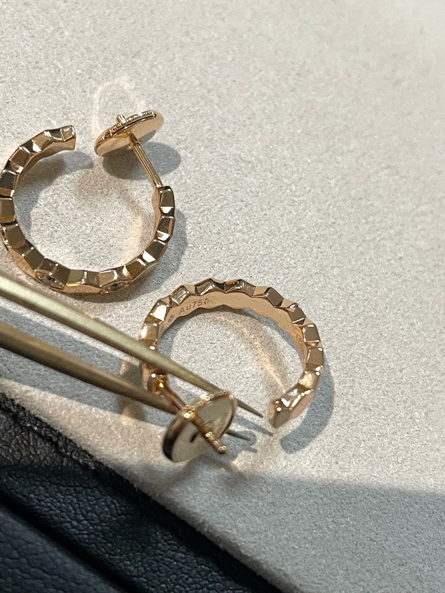 TimiBEE LOVE Earrings GOLD DIAMOND
