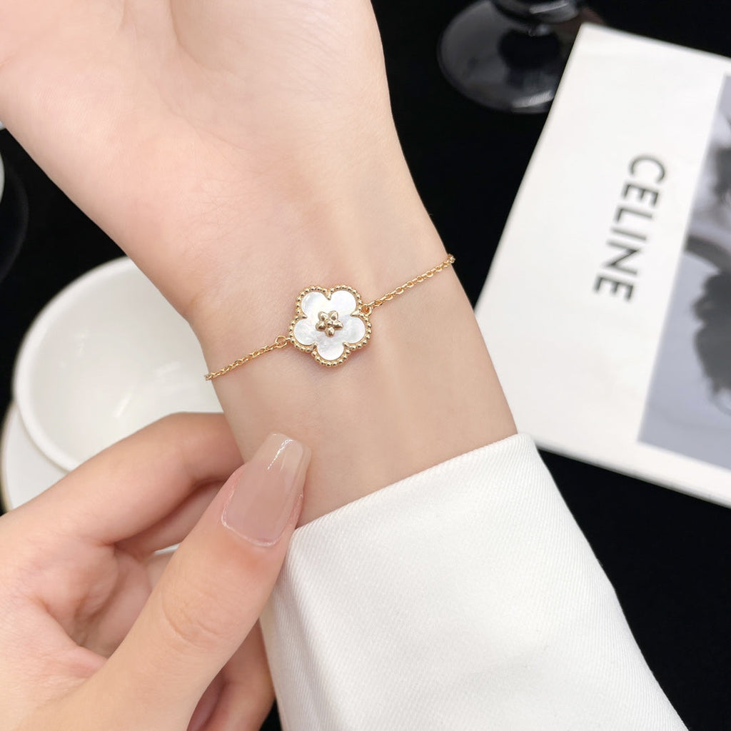 ¡®Timi¡¯LUCKY SPRING ROSE GOLD MOP BRACELET