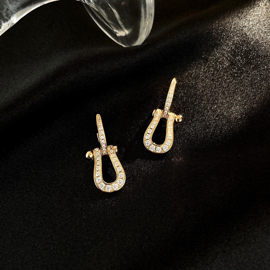 TimiFORCE 10 FULL DIAMOND DROP EARRINGS MEDIUM MODEL