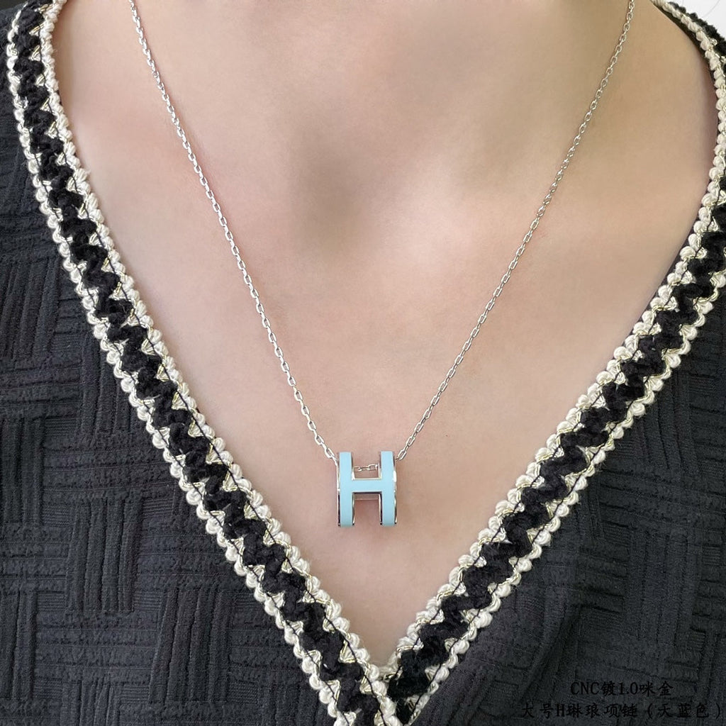 TimiPOP H SKY BLUE NECKLACE