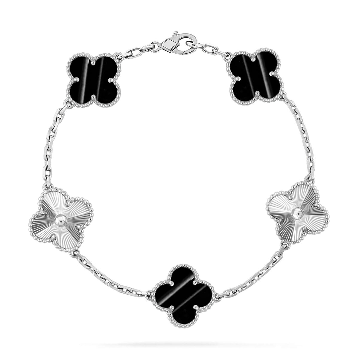 [Timi]New  CLOVER 5 MOTIF PULSAR STONE BRACELET COLLECTION