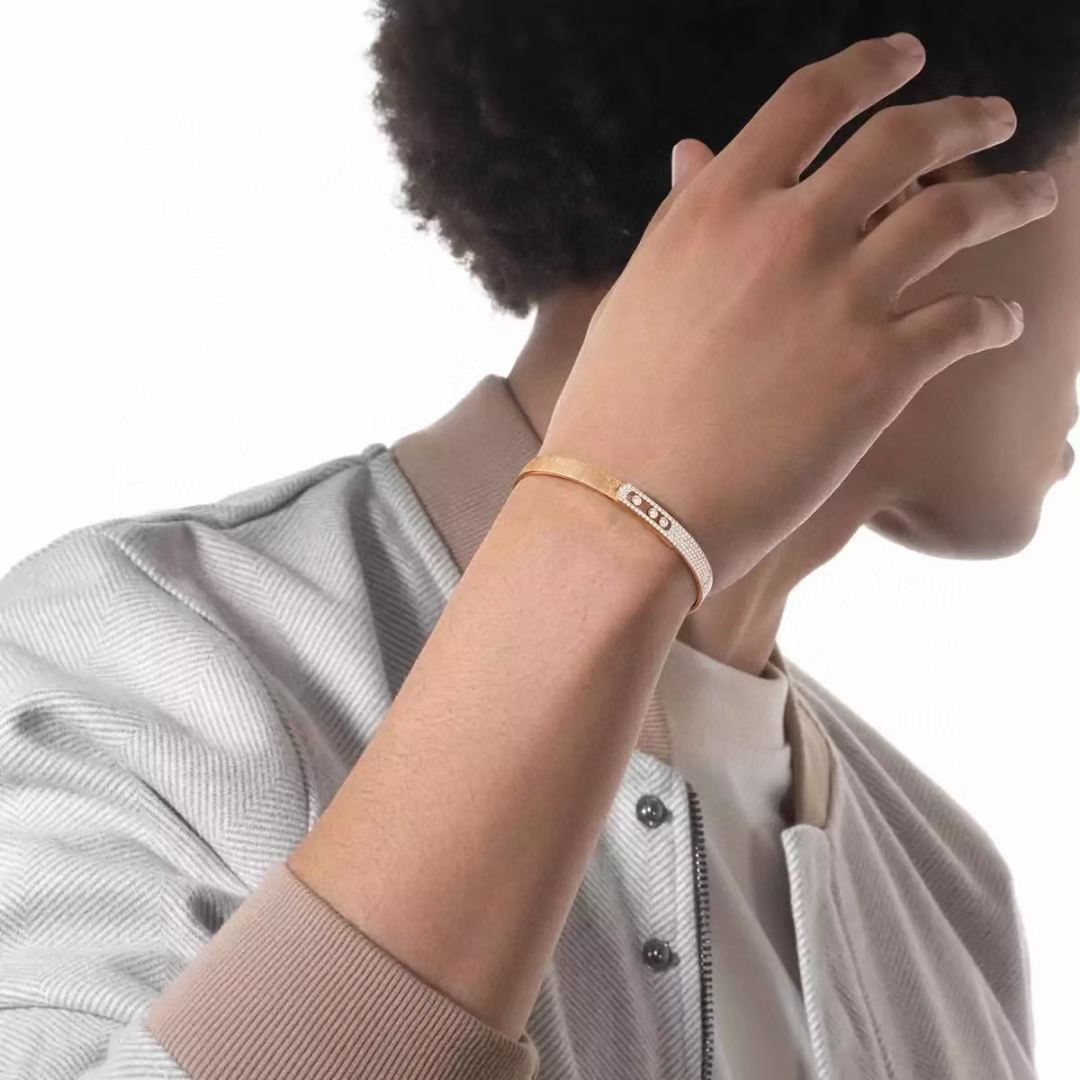 [Timi]2026 BRAND-NEW FROSTED BRACELET WITH DIAMONDS THREE COLORS