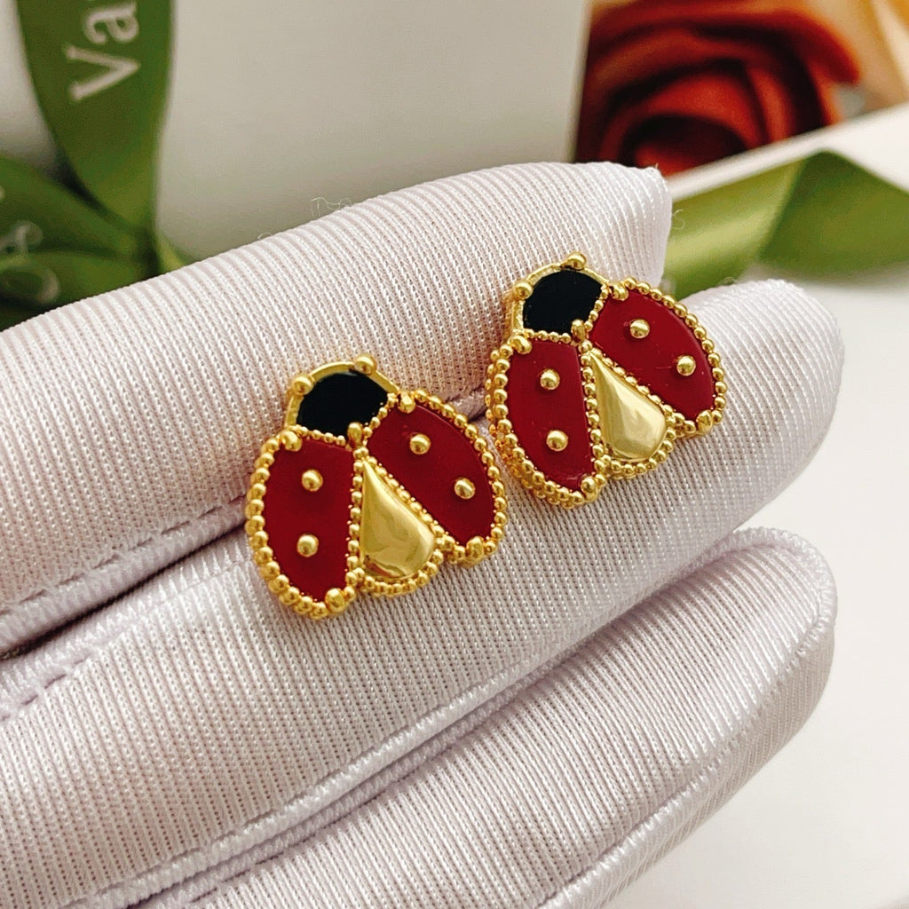 ¡®Timi¡¯LUCKY LADYBUG EARRINGS