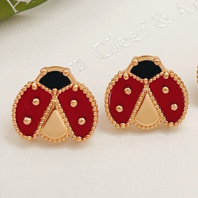 ¡®Timi¡¯LUCKY LADYBUG EARRINGS