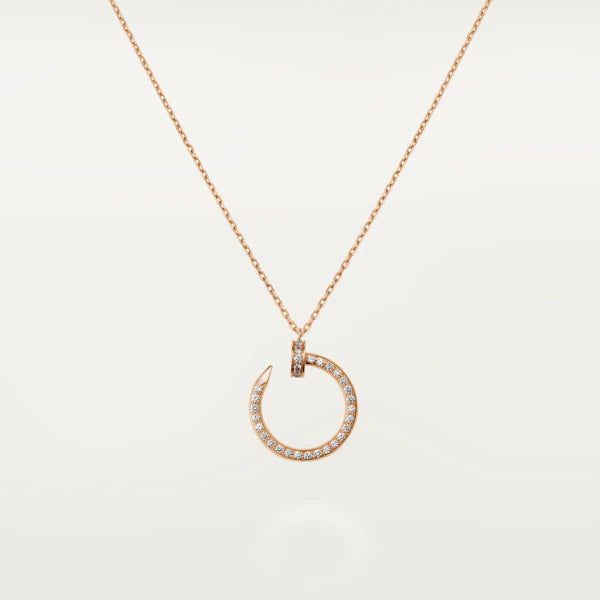 TimiJUSTE NECKLACE PINK GOLD DIAMONDS