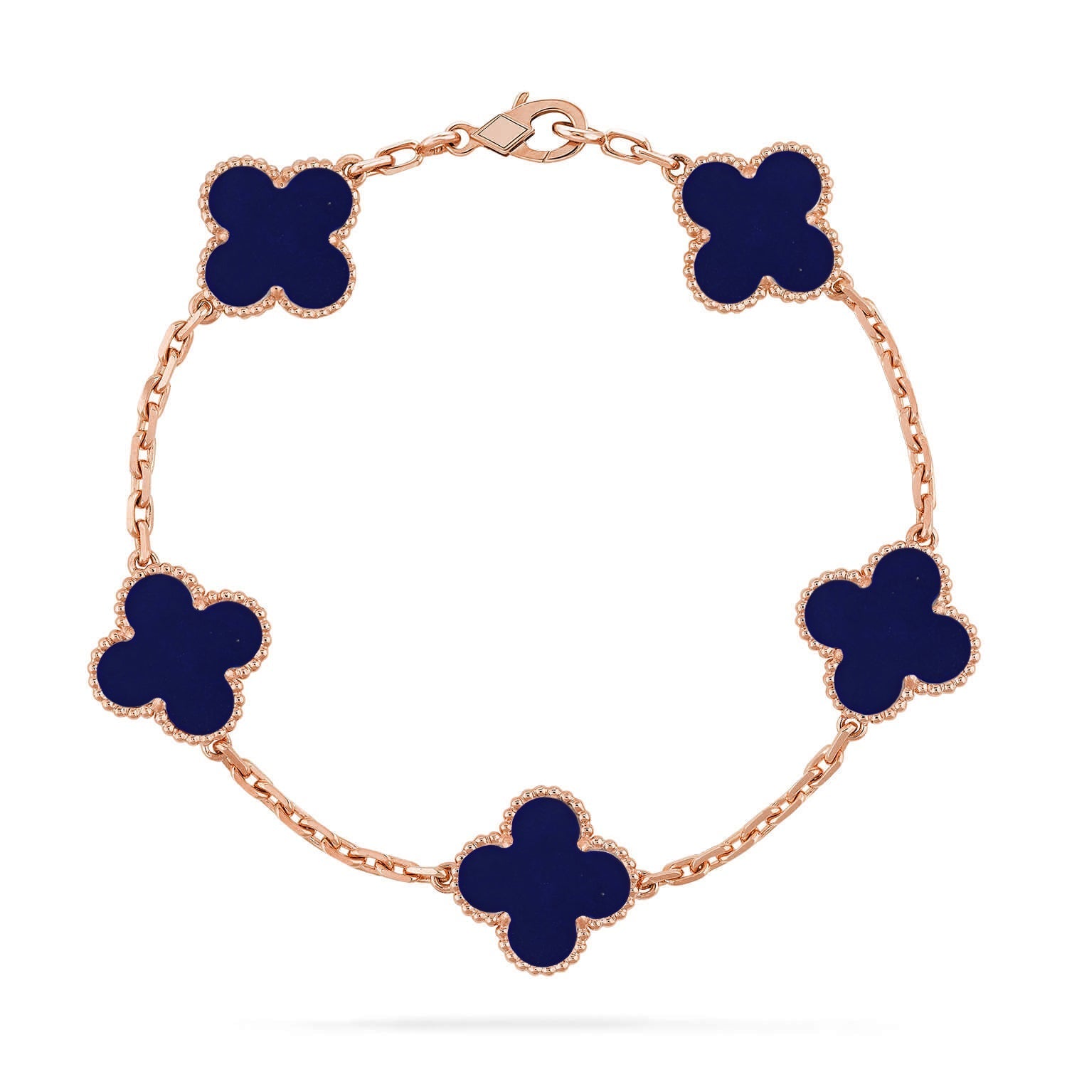 [Timi]New CLOVER 5 MOTIF LAPIS LAZULI BRACELET COLLECTION