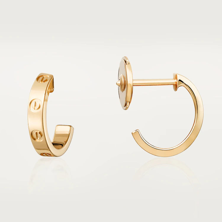 TimiLOVE EARRINGS 2.65MM PINK GOLD