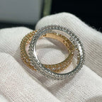 TimiPERLEE DIAMOND ROSE GOLD RING