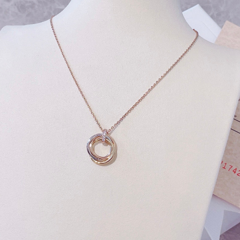 TimiTRINITY NECKLACE GOLD  DIAMONDS