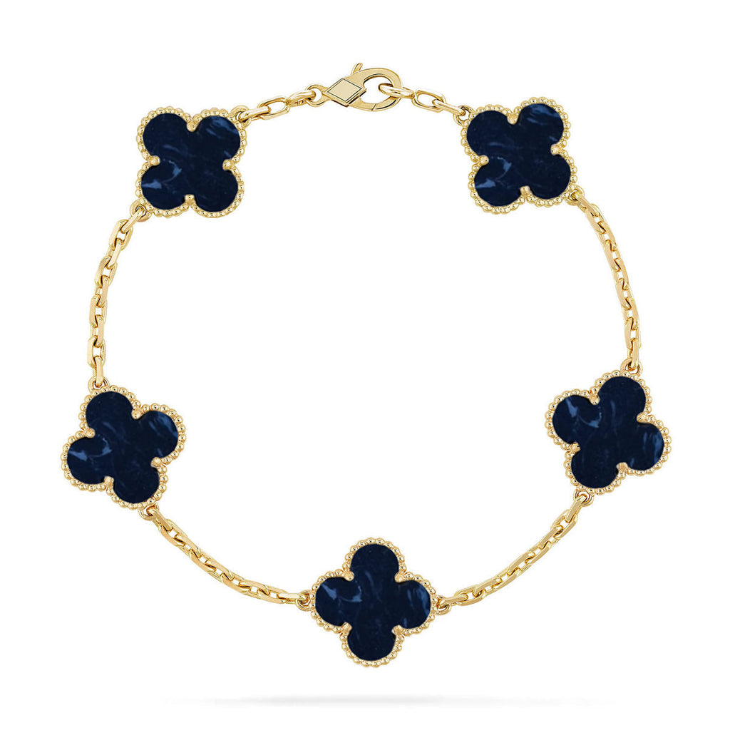 [Timi]New CLOVER 5 MOTIF PIETERSITE BRACELET COLLECTION