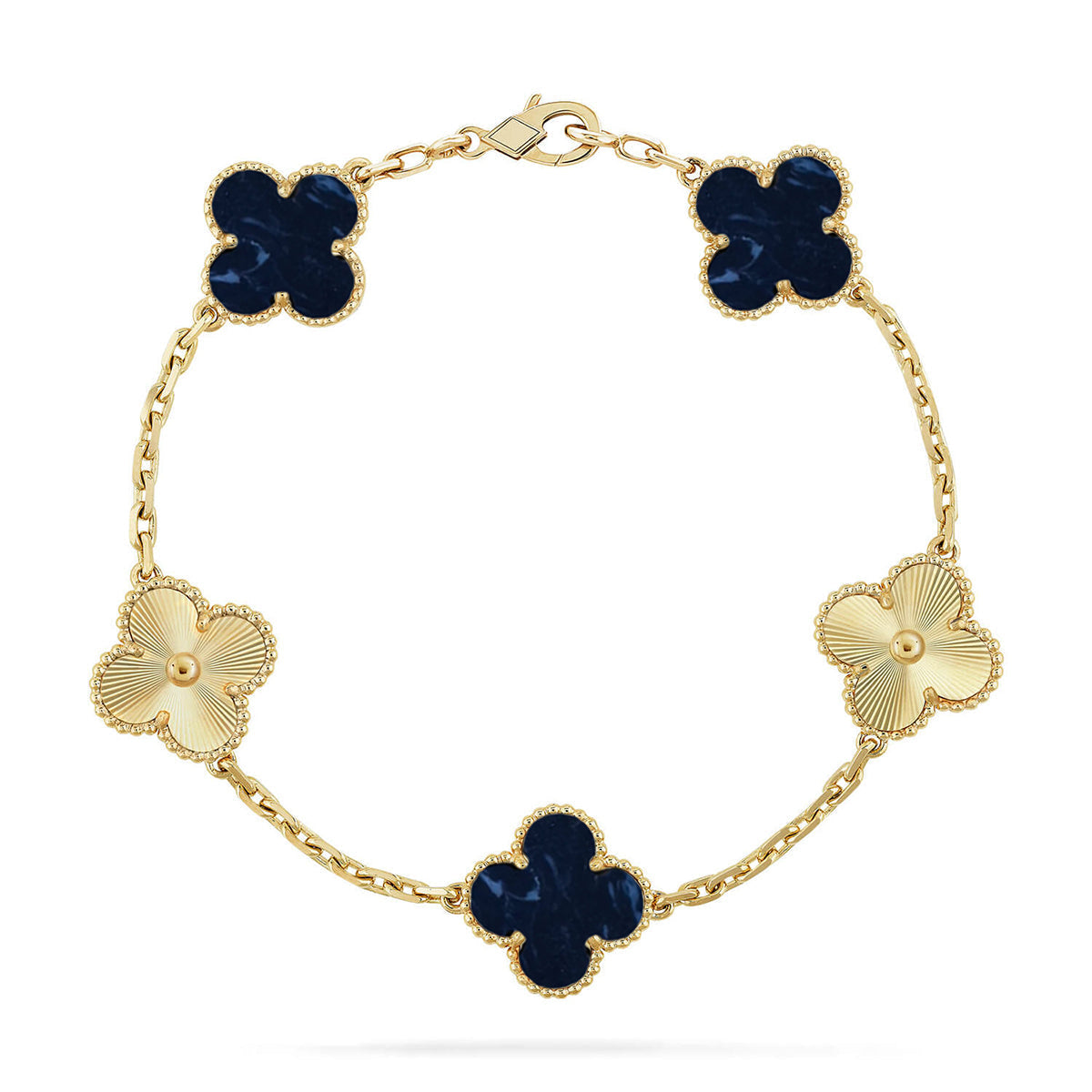 [Timi]New CLOVER 5 MOTIF PIETERSITE BRACELET COLLECTION