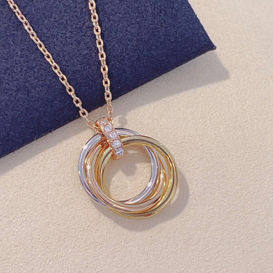 TimiTRINITY NECKLACE GOLD  DIAMONDS