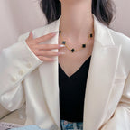 TimiCLOVER 10 MOTIFS ONYX NECKLACE