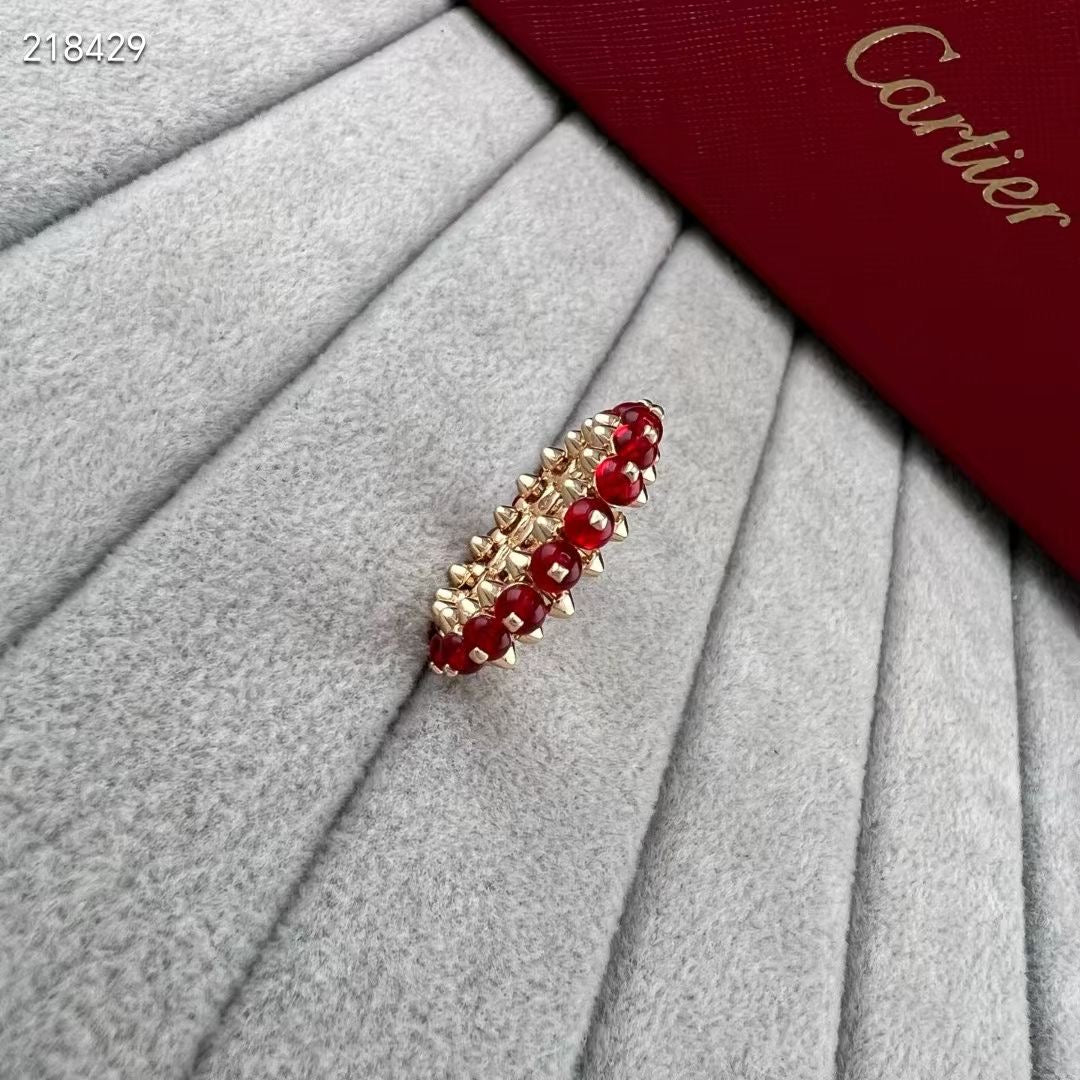 [Timi] CLASH NEW COLORED GEMSTONE RING
