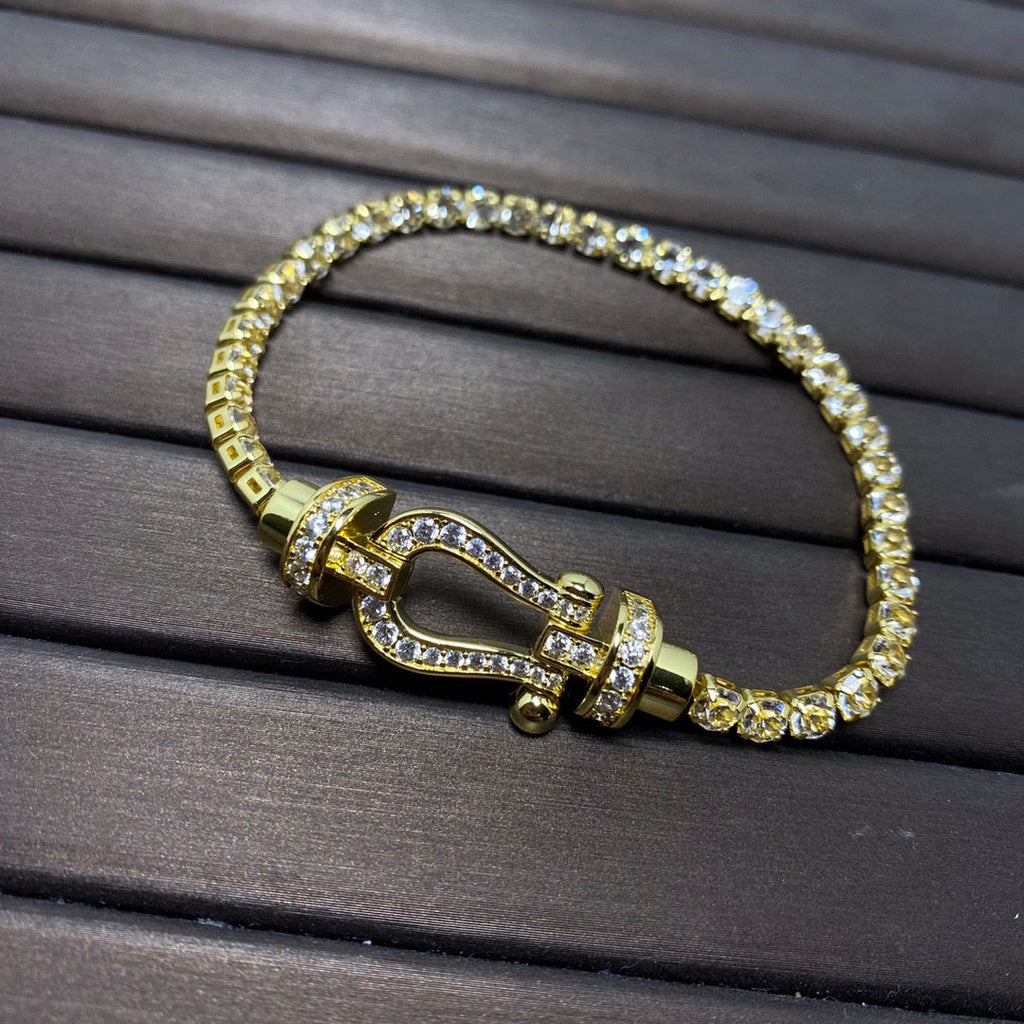 TimiFORCE  HORSESHOE  DIAMOND TENNIS BRACELET