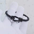 TimiFORCE LARGE SERIES HORSESHOE BLACK SAMURAI BRACELET