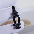 TimiFORCE LARGE SERIES HORSESHOE BLACK SAMURAI BRACELET