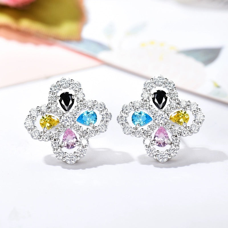 TimiLOOP EARRINGS FULL MOTIF DIAMOND 16MM
