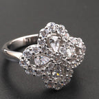 TimiLOOP RING FULL MOTIF DIAMOND 16MM SILVE