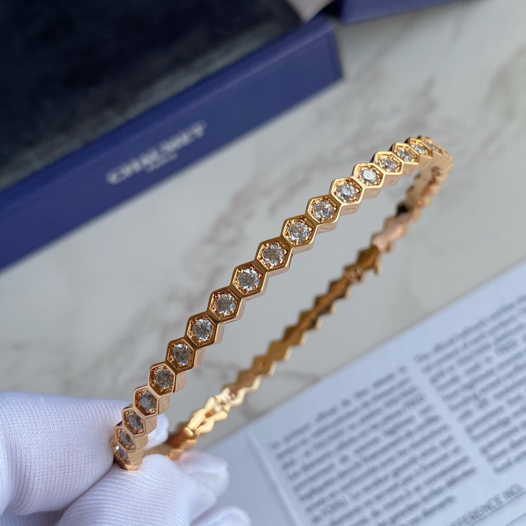 TimiBEE LOVE GOLD BRACELET FULL DIAMOND