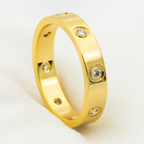 TimiLOVE RING 3.6MM 8 DIAMONDS