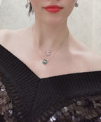 TimiJEUX DE PINK GOLD DIAMOND NECKLACE
