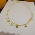 TimiBLOOMING SUPPLE NECKLACE BRASS