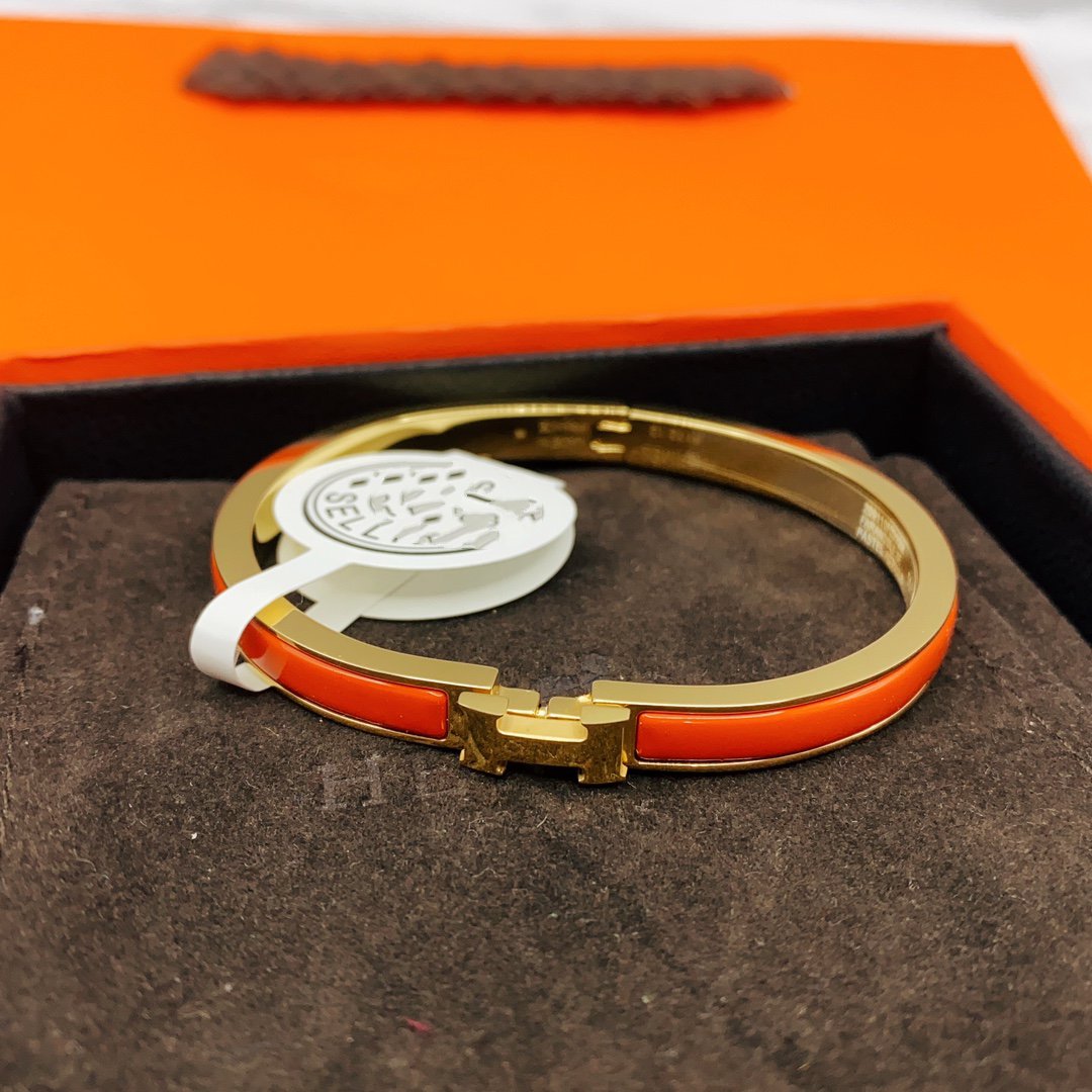 TimiCLASSIC HM CLIC RED 8MM ENAMEL BRACELET