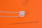 TimiHM NECKLACE H LETTER OVAL SERIES