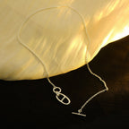 TimiHM CHAINE D'ANCRE PENDANT NECKLACE STERLING SILVER